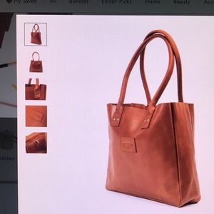 Merkato Tote (Rust Brown)